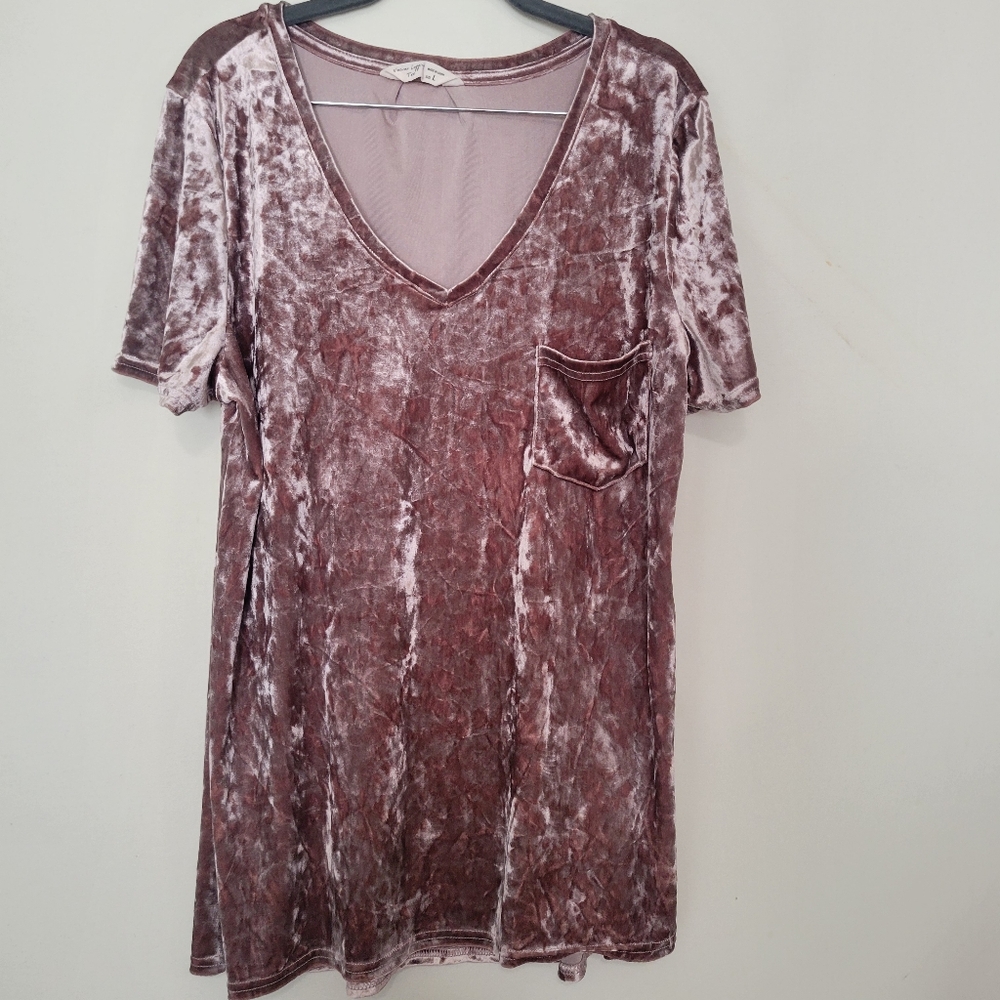 Velvet Legging Tee Size L